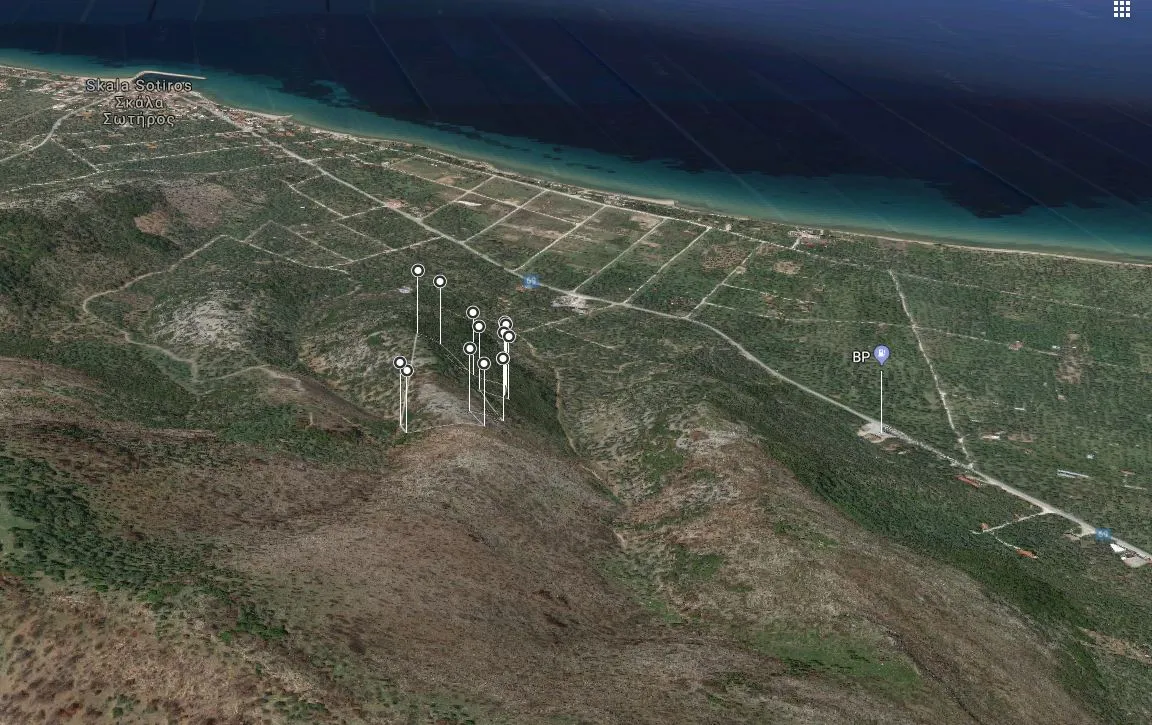 γη προς πώληση 20934 τ.μ Θάσος Νομός Καβάλας