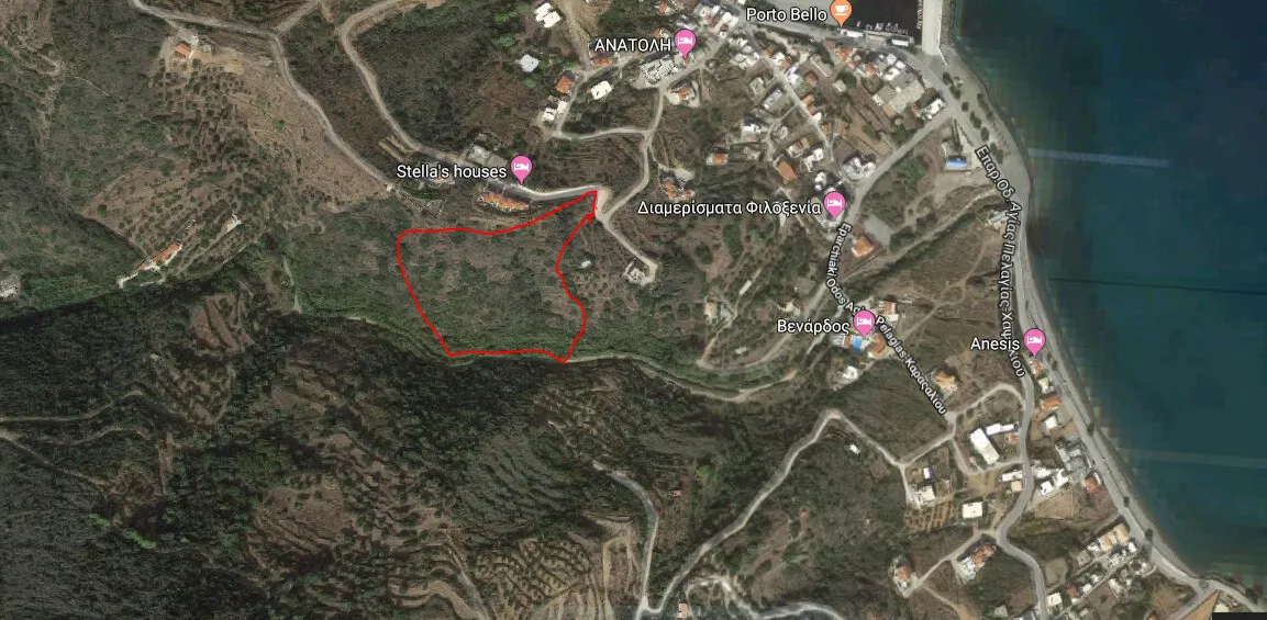 γη προς πώληση 10000 τ.μ Κύθηρα Λακωνία