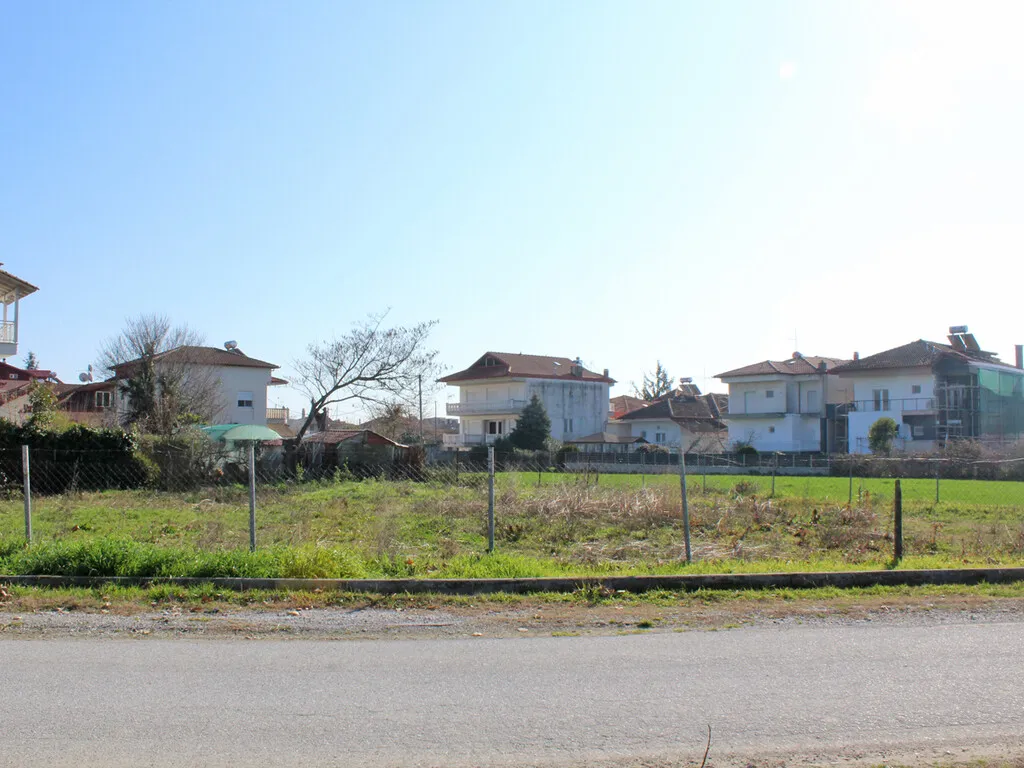 γη προς πώληση 925 τ.μ Παραλία Νομός Πιερίας