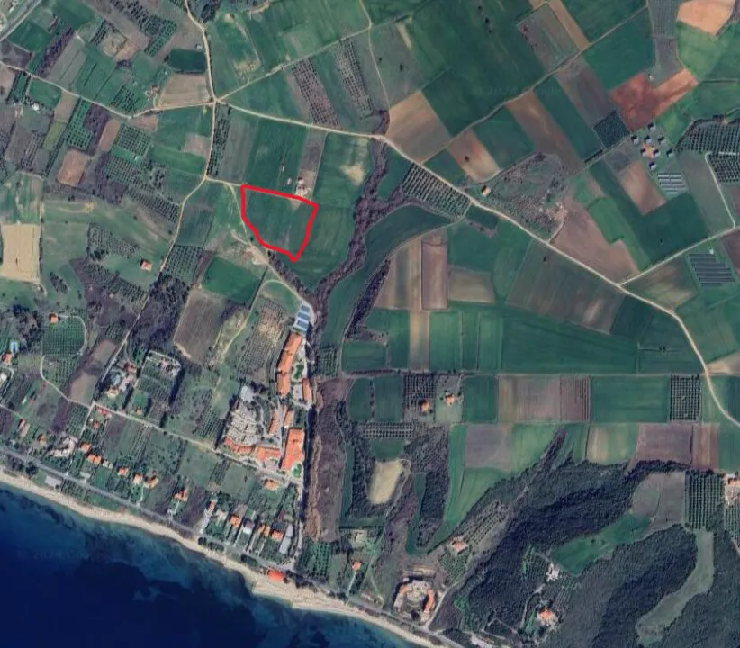 γη προς πώληση 9818 τ.μ Αριστοτέλης Χαλκιδική