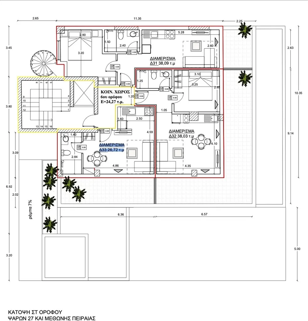 διαμέρισμα προς πώληση 26 τ.μ piraeus-port-/-center Πειραιάς