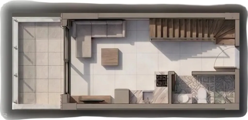 διώροφη κατοικία προς πώληση 47 τ.μ Πολύγυρος Χαλκιδική