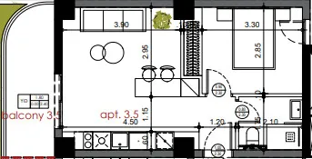 διαμέρισμα προς πώληση 52 τ.μ Σφαγεία - Ιχθυόσκαλα Δήμος Θεσσαλονίκης