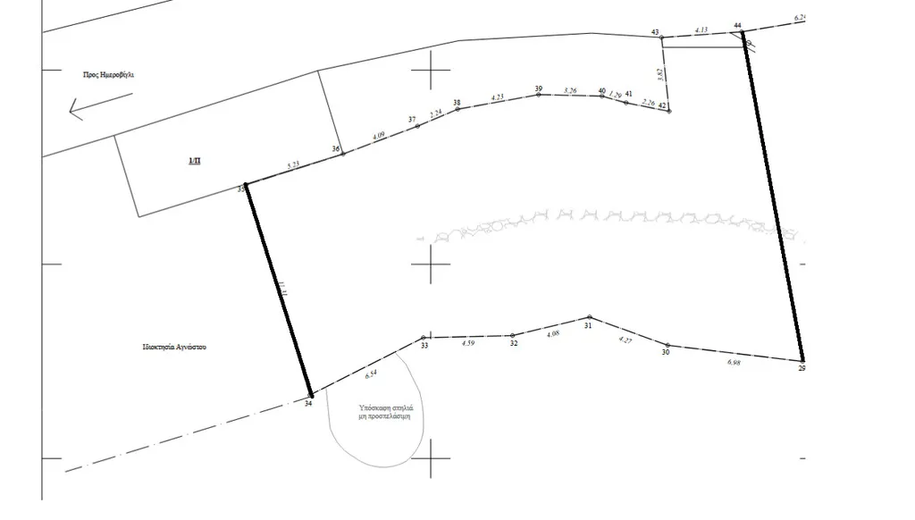 γη προς πώληση 320 τ.μ Σαντορίνη Κυκλάδες