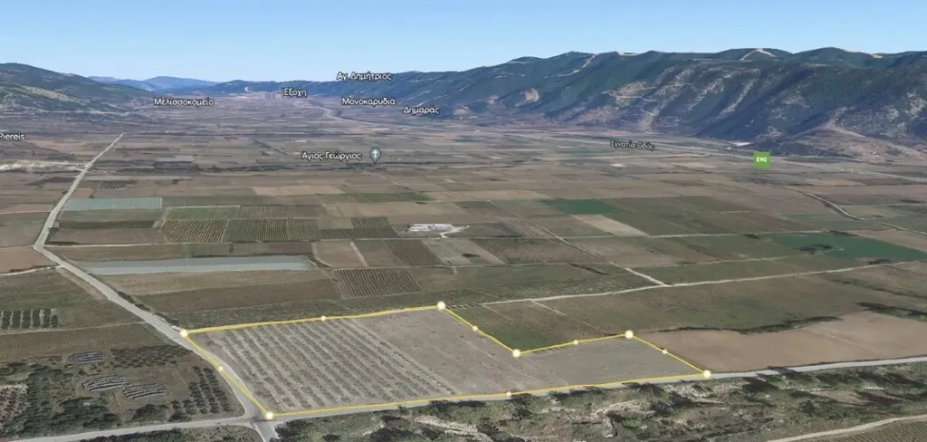 γη προς πώληση 34000 τ.μ Πιερία Νομός Καβάλας