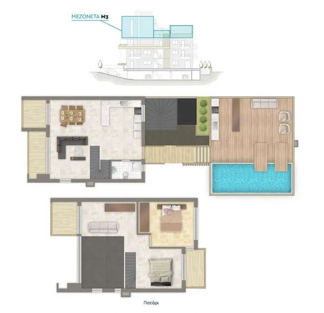 μεζονέτα προς πώληση 90 τ.μ Γλυφάδα Νότια Αθήνας