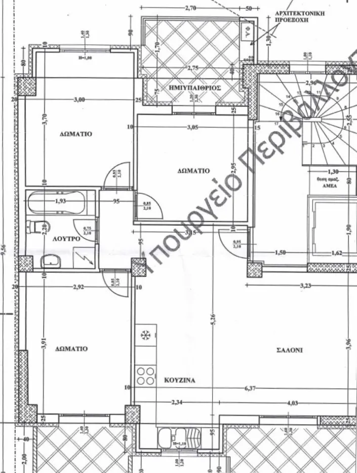 διαμέρισμα προς πώληση 106 τ.μ Ελευθέριο-Κορδελιό Προάστια Θεσσαλονίκης