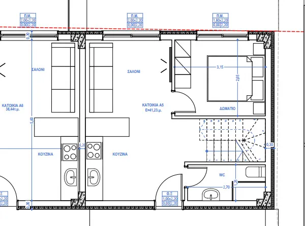 μεζονέτα προς πώληση 75 τ.μ Σιθωνία Χαλκιδική