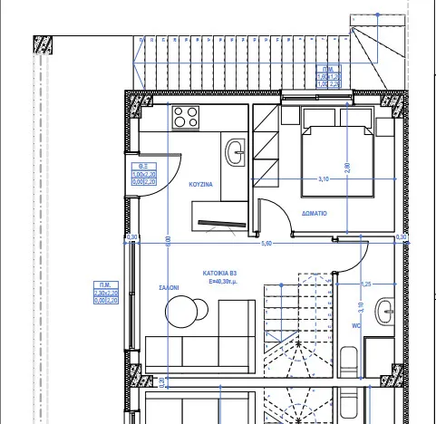μεζονέτα προς πώληση 73 τ.μ Σιθωνία Χαλκιδική