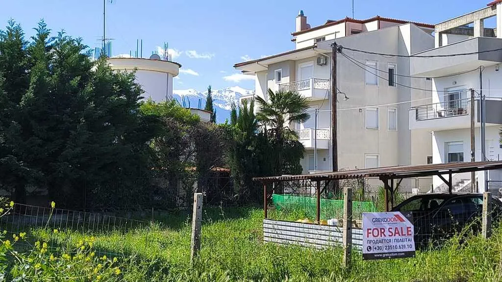 γη προς πώληση 404 τ.μ Κατερίνη Νομός Πιερίας