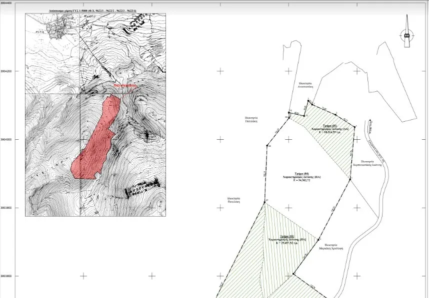 γη προς πώληση 375000 τ.μ Μάλια Νομός Ηρακλείου