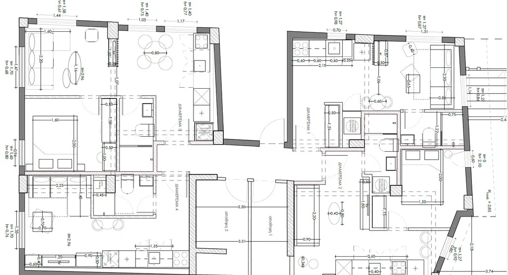 διαμέρισμα προς πώληση 140 τ.μ Ανάληψη - Μπότσαρη - Νέα Παραλία Δήμος Θεσσαλονίκης