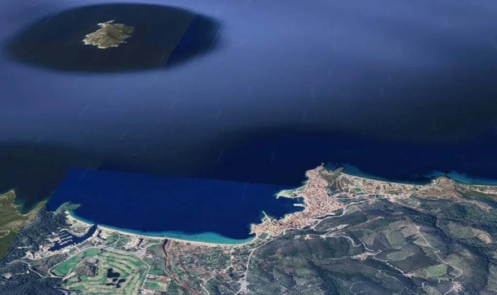 οικόπεδο προς πώληση 820 τ.μ Σιθωνία Χαλκιδική