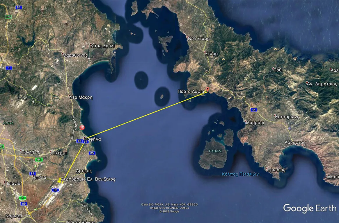 οικόπεδο προς πώληση 30750 τ.μ Στύρα Εύβοια