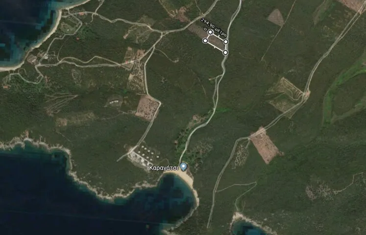 οικόπεδο προς πώληση 4485 τ.μ Αριστοτέλης Χαλκιδική