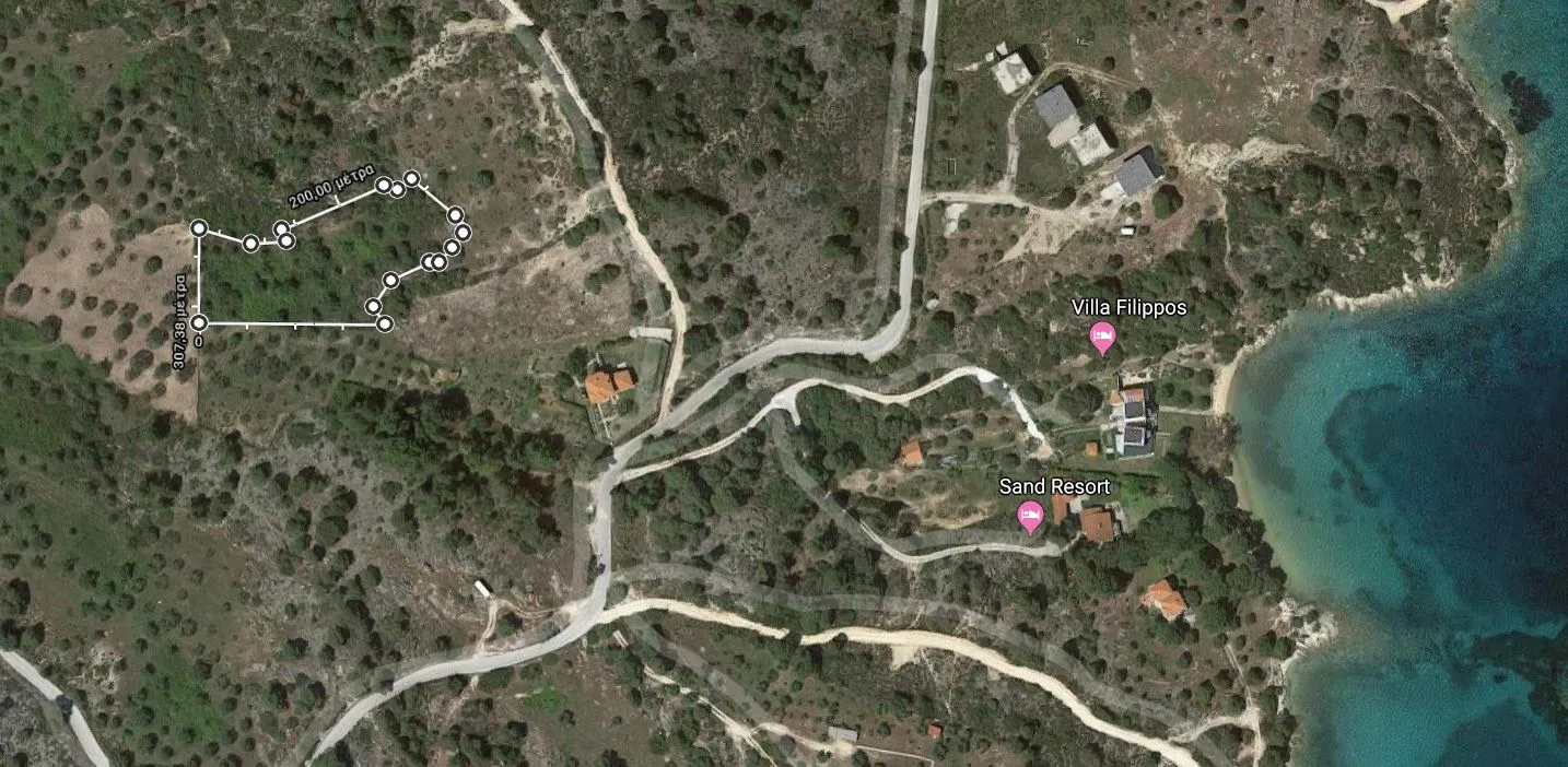 οικόπεδο προς πώληση 4078 τ.μ Σιθωνία Χαλκιδική