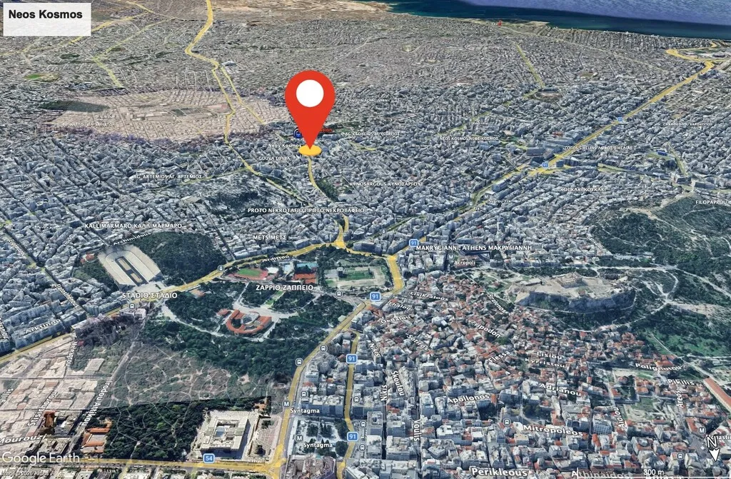 οικόπεδο προς πώληση 382 τ.μ Νέος Κόσμος Κέντρο Αθήνας