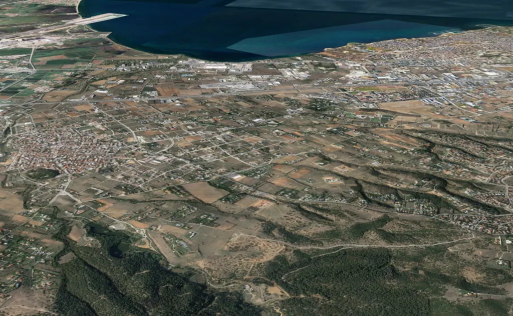οικόπεδο προς πώληση 8248 τ.μ Πανόραμα Προάστια Θεσσαλονίκης