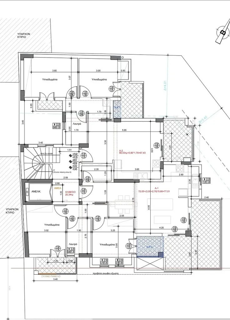 διαμέρισμα προς πώληση 67 τ.μ Μεταμόρφωση Δυτικά Αθήνας